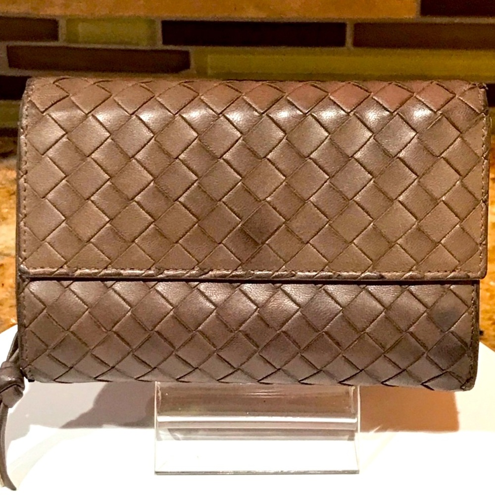 Bottega Veneta Intrecciato Lambskin Leather Wallet 🔥😍❤️